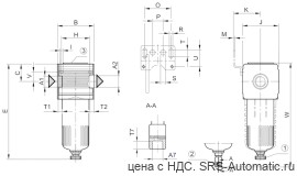 Aventics Предварительный фильтр, Cерия NL4-FLP – 0821303303 - Aventics Предварительный фильтр, Cерия NL4-FLP – 0821303303