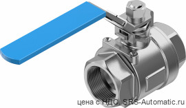 Festo VZBE-11/2-T-63-D-2-M-V15V15 Кран шаровой - Festo VZBE-11/2-T-63-D-2-M-V15V15 Кран шаровой