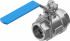 Festo VZBE-11/2-T-63-D-2-M-V15V15 Кран шаровой - Festo VZBE-11/2-T-63-D-2-M-V15V15 Кран шаровой
