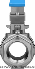 Festo VZBE-11/2-T-63-D-2-M-V15V15 Кран шаровой - Festo VZBE-11/2-T-63-D-2-M-V15V15 Кран шаровой