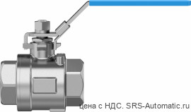 Festo VZBE-11/2-T-63-D-2-M-V15V15 Кран шаровой - Festo VZBE-11/2-T-63-D-2-M-V15V15 Кран шаровой