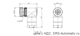 Разъем Balluff BCC M444-0000-1T-000-61X4A5-000 - Разъем Balluff BCC M444-0000-1T-000-61X4A5-000