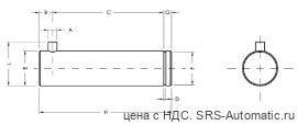 Палец с винтом противодействия провороту для узкой вилки vcd - алюминий серия w  vps 100 - Палец с винтом противодействия провороту для узкой вилки vcd - алюминий серия w  vps 100