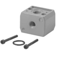 17240 - Коллектор G3/8", отвод G1/4", 0...13 бар, силумин (алюмо-кремниевый сплав)