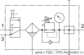 Festo LFR-3/4-D-MAXI-KB-A Блок подготовки воздуха - Festo LFR-3/4-D-MAXI-KB-A Блок подготовки воздуха