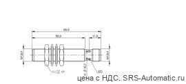 Индуктивный датчик Balluff BES M12MI-NSH80B-S04G - Индуктивный датчик Balluff BES M12MI-NSH80B-S04G