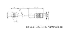 Индуктивный датчик Balluff BES 516-324-SA44-C-S4-01,5 - Индуктивный датчик Balluff BES 516-324-SA44-C-S4-01,5