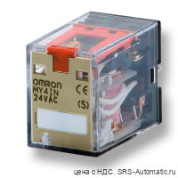 Электромеханическое реле MY4IN1-D2 100/110 В постоянного тока